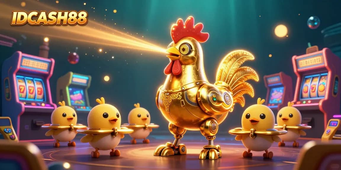 IDCASH88 invites excitement with interactive 3D casino characters and vibrant gaming elements.