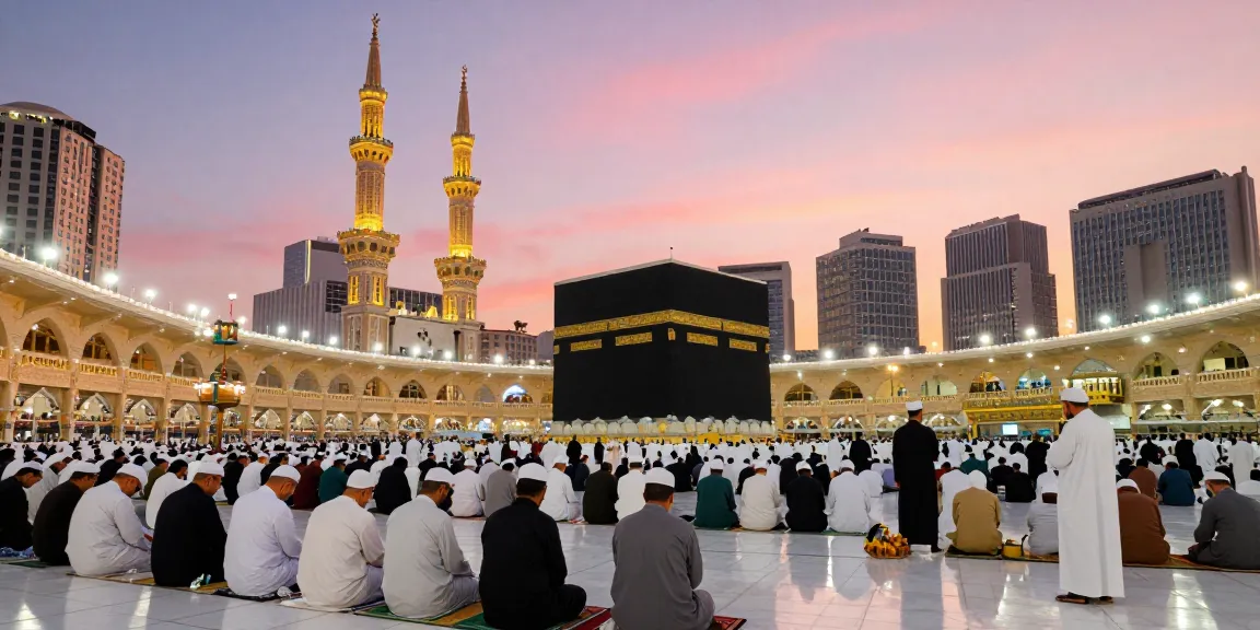 "Discover the spiritual beauty of umroh ramadhan in Makkah, where diverse worshippers gather to celebrate faith and devotion while experiencing the unique destination."