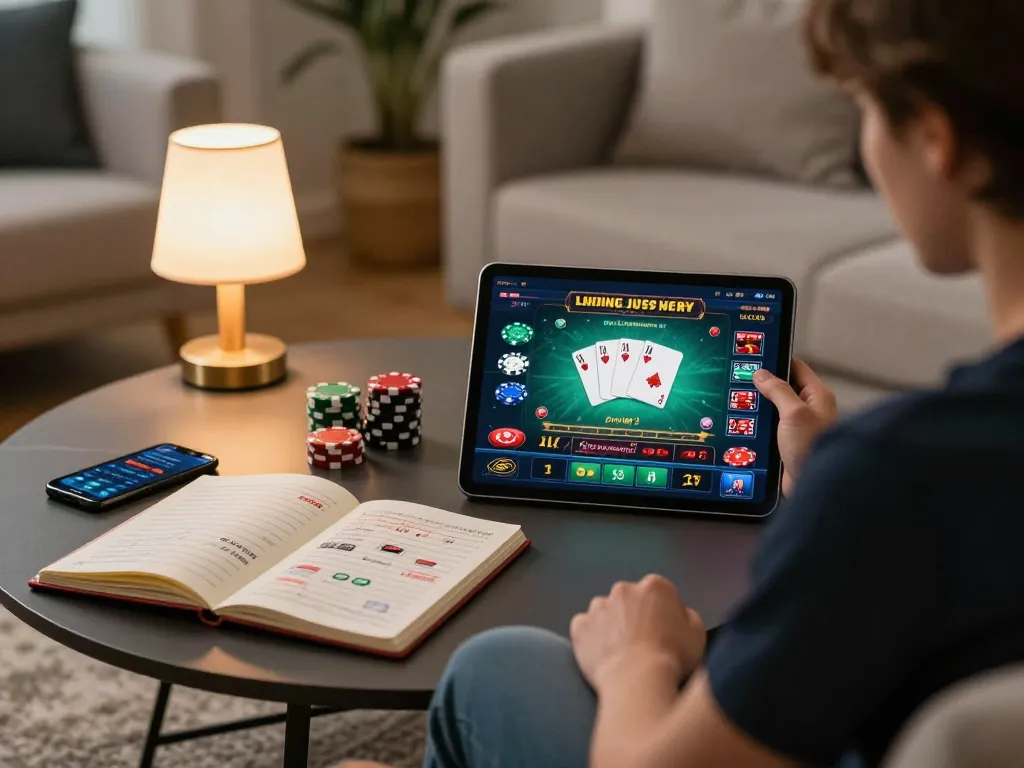LC88 best online gaming setup showcasing comfortable player interaction with casino app.