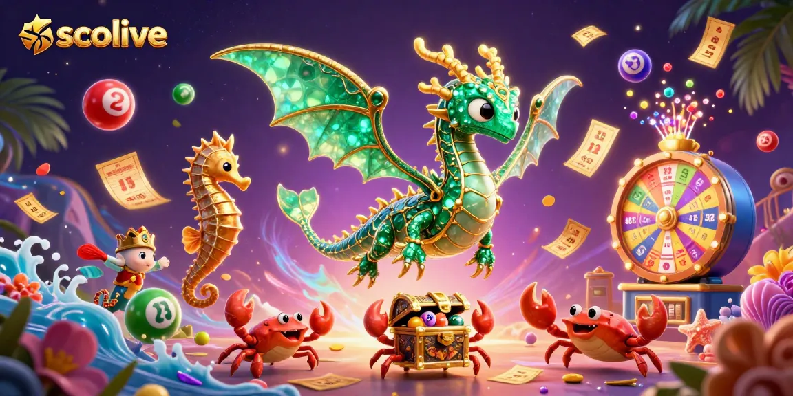 Socolive offers dynamic online lottery action, featuring colorful balls, tickets, and energetic gameplay.
