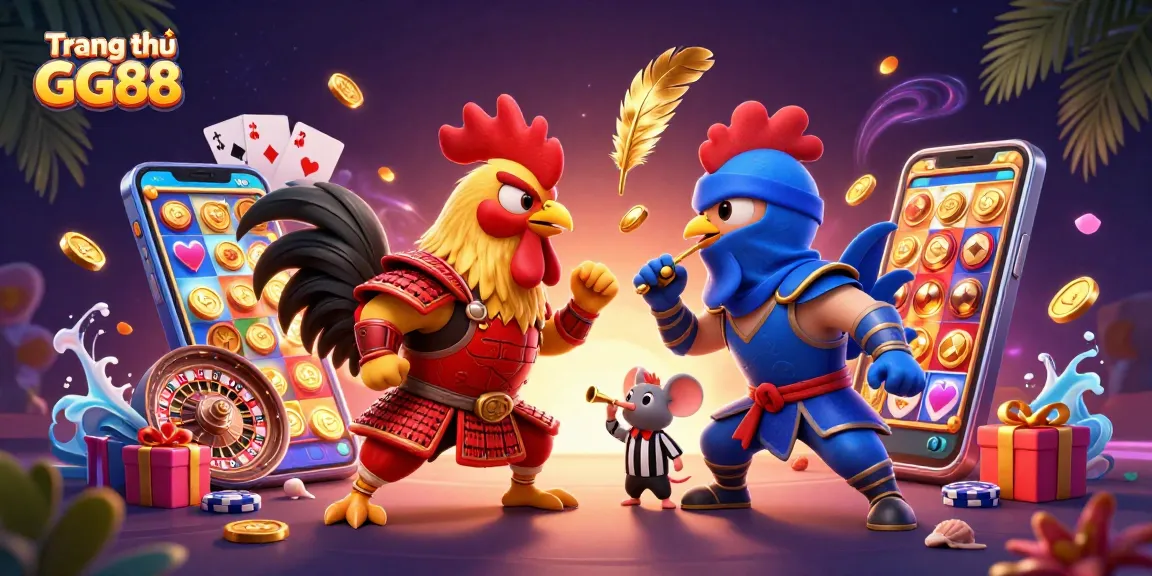 Experience thrilling gaming at Trang chủ GG88 with dynamic roosters and exciting casino elements.