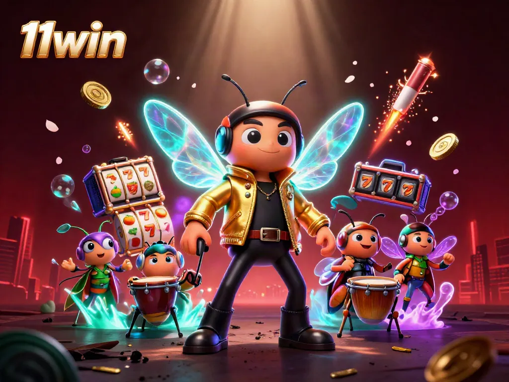 Experience the vibrant world of 11win with explosive slot action and dynamic characters.