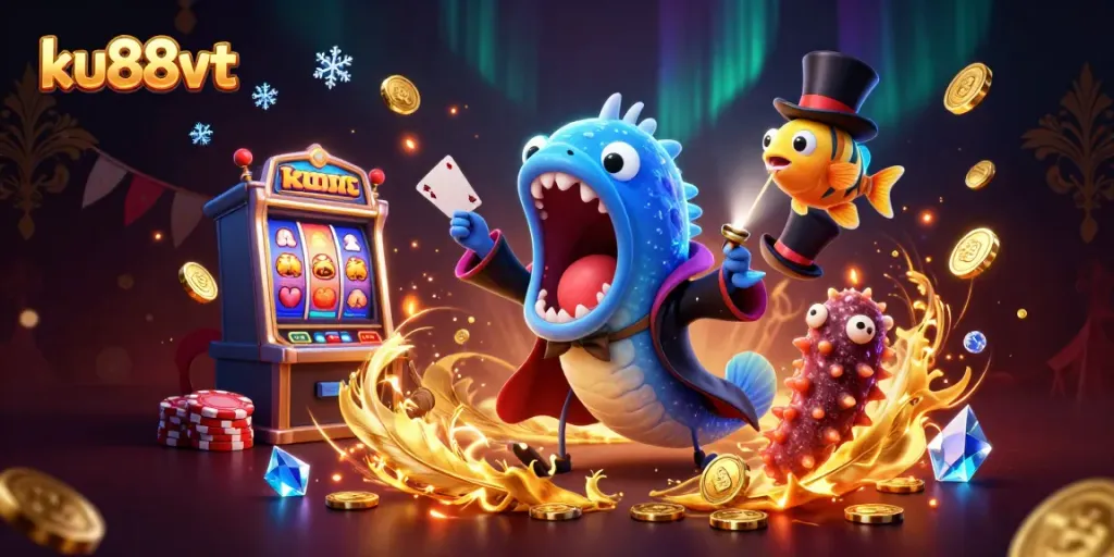 Engage with ku88vt's thrilling atmosphere featuring a magical sea adventure full of high-stakes fun and enchantment.