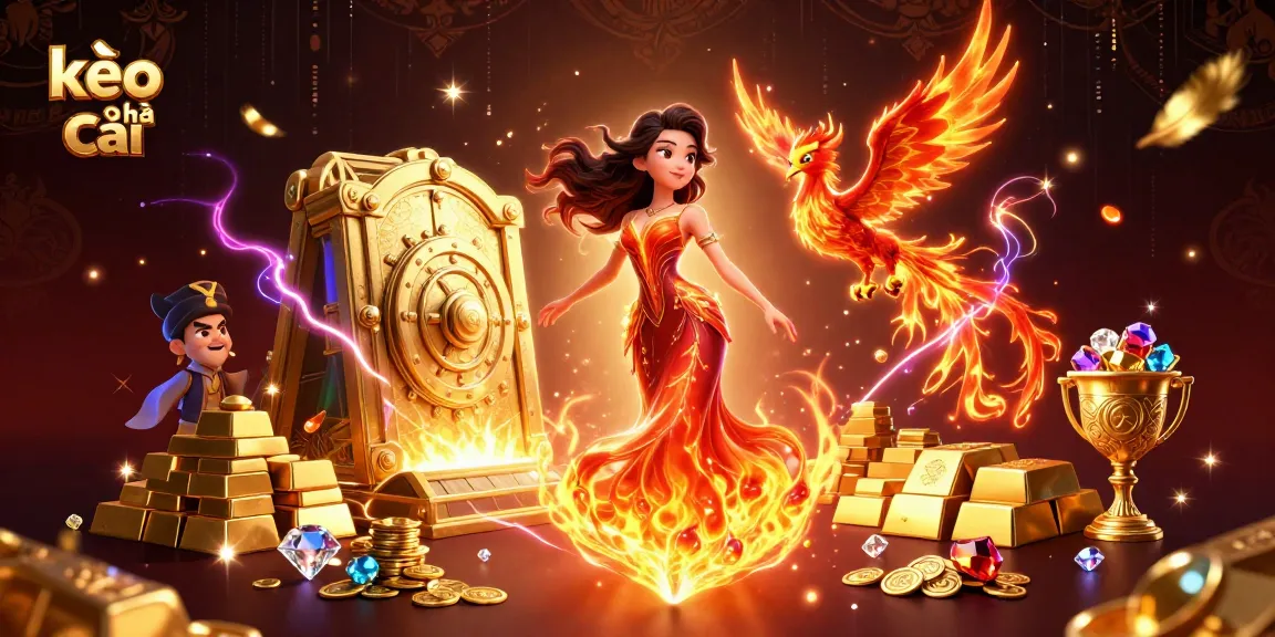 Experience thrilling kèo nhà cái action with captivating, vibrant casino illustration art.