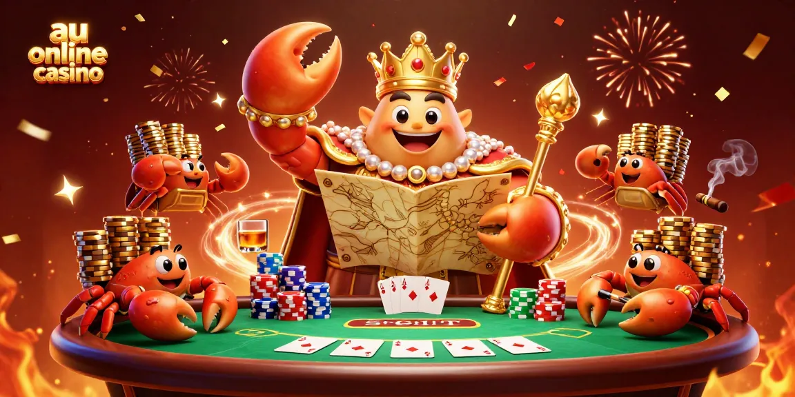 Experience the thrill of playing at an au online casino with this vibrant poker scene.