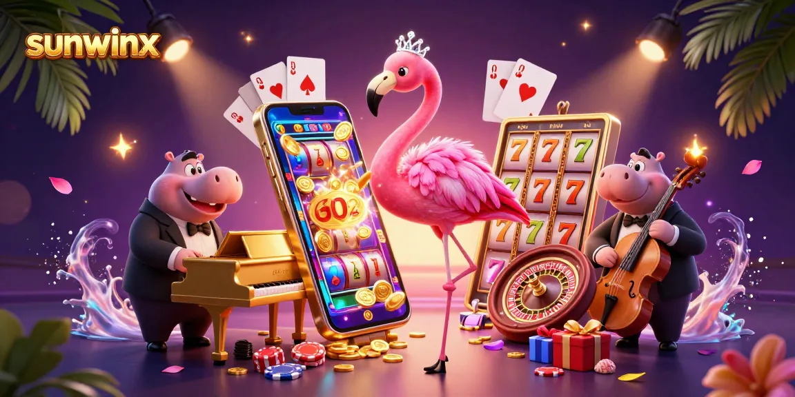 Experience exciting gaming with sunwinx featuring vibrant characters and dynamic casino elements.
