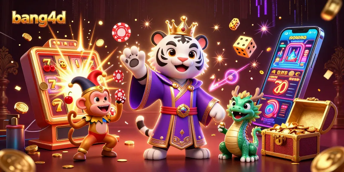 Experience thrilling gameplay and vibrant wins at bang4d with joyful characters and casino elements!