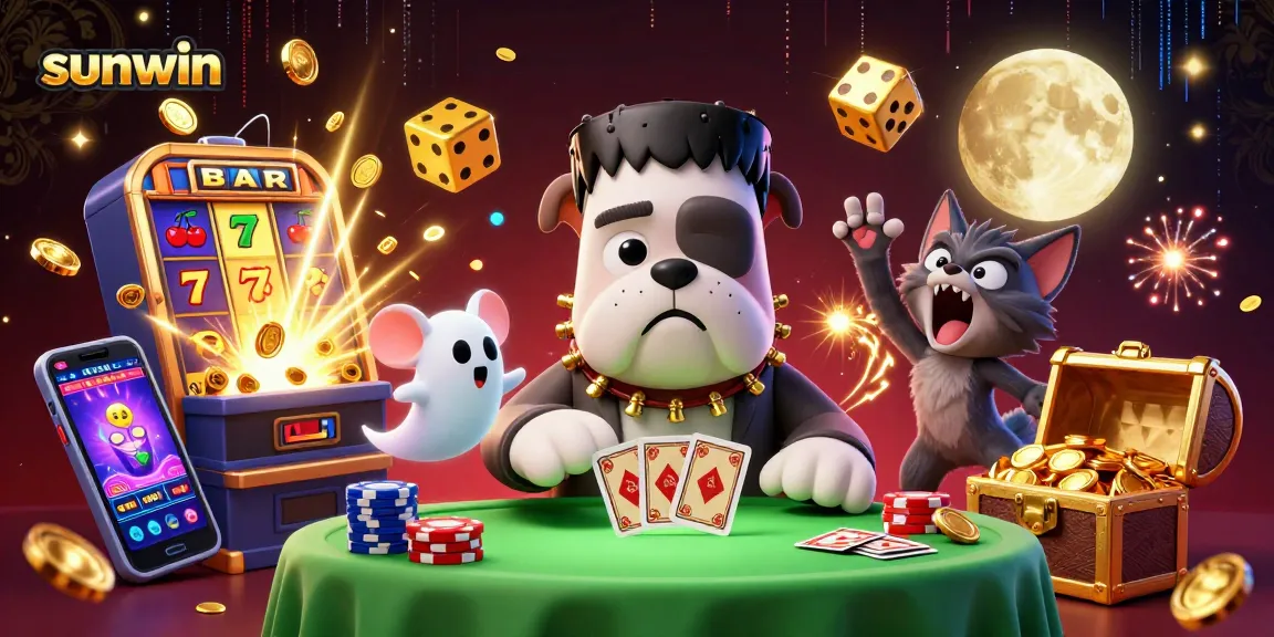 Engage with Sunwin's thrilling casino game experience featuring vibrant 3D characters and action.