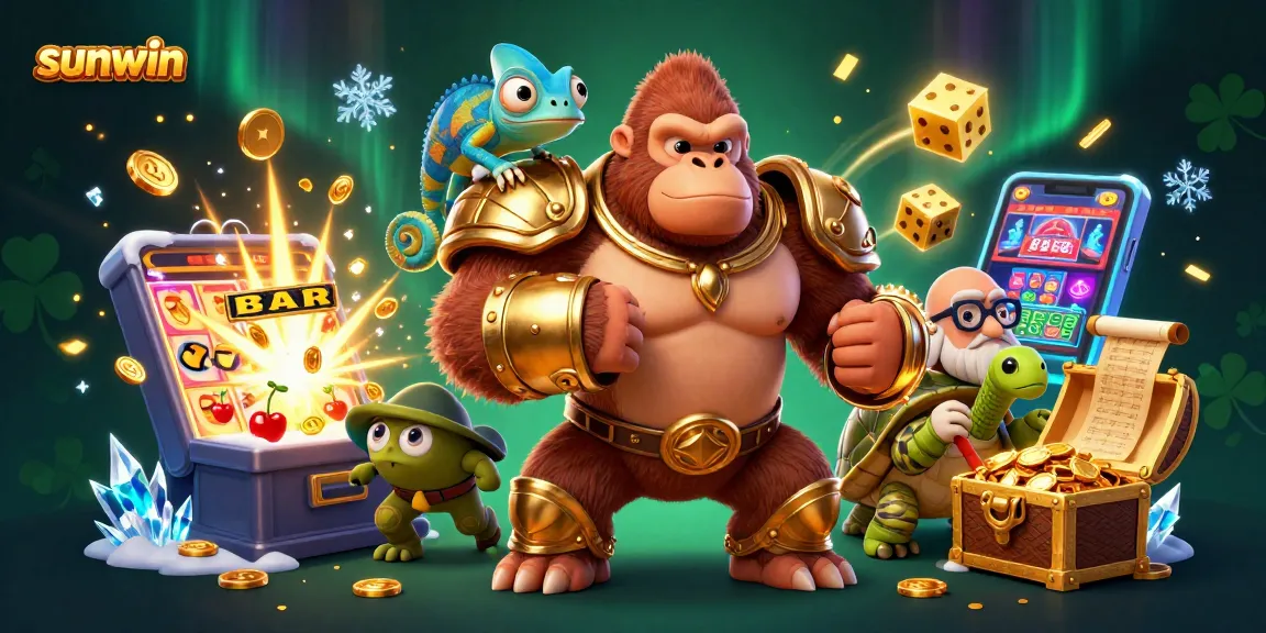 Experience thrilling wins at Sunwin's 3D slot machines with exciting jackpots and vibrant game visuals.